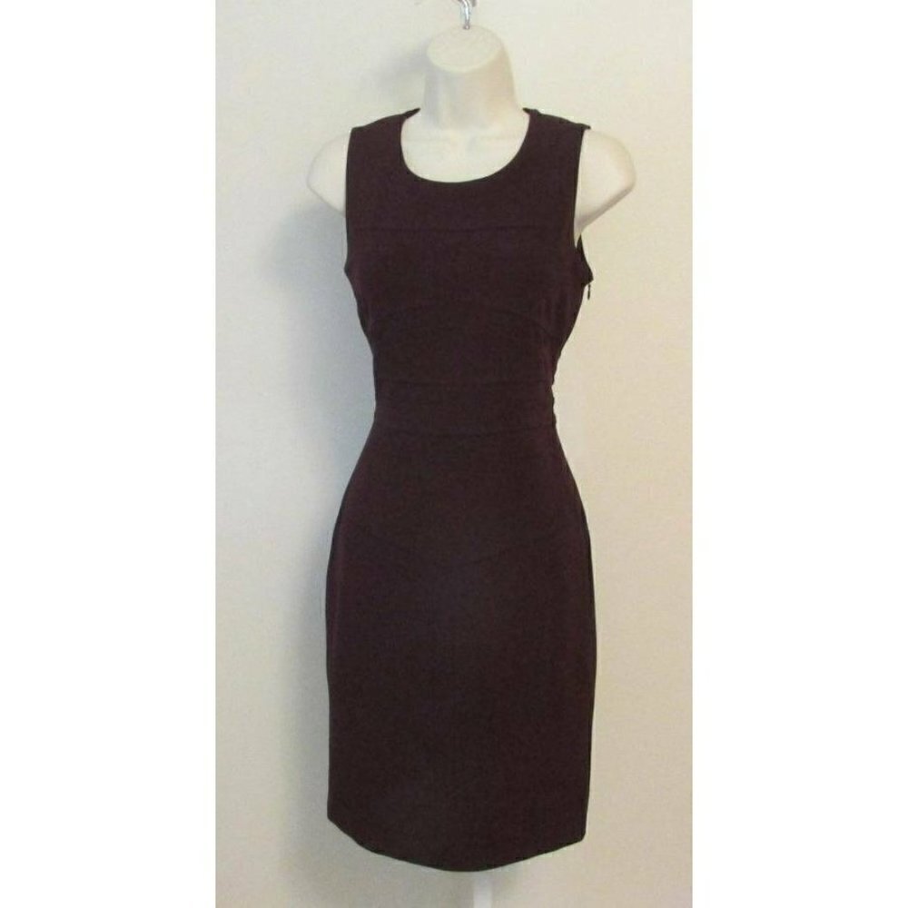DVF Diane von Furstenberg Galya Brazen Plum purple dress shift sheath new 8